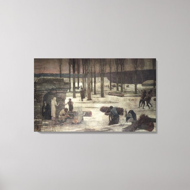 Vintern, 1889-93 canvastryck (Framsida)