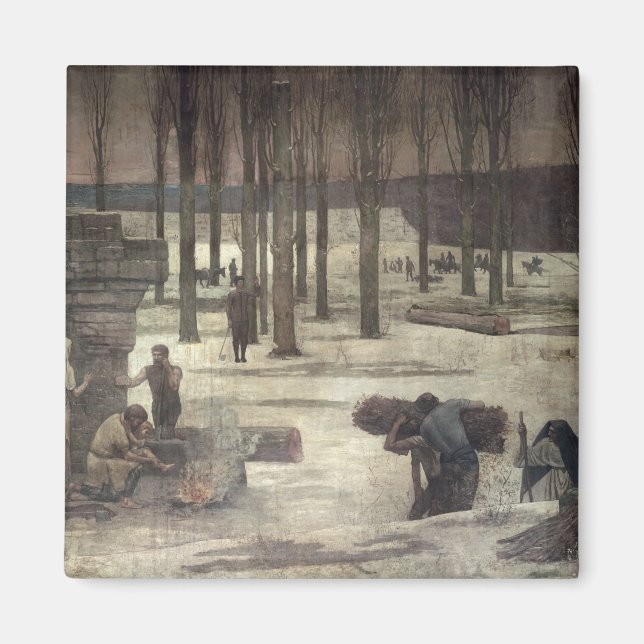 Vintern, 1889-93 magnet (Framsidan)