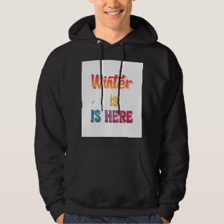 "Vintern är här": Hoodie