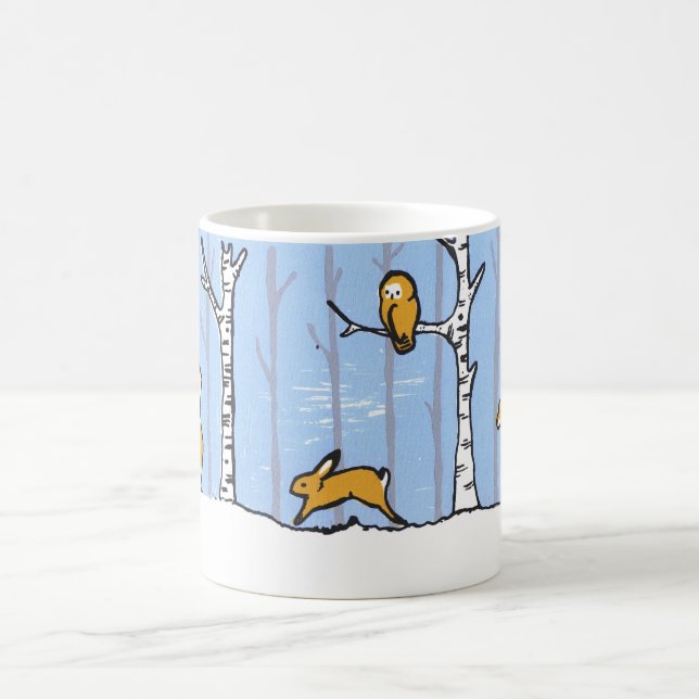 Vintern är kommande kaffemugg (Center)