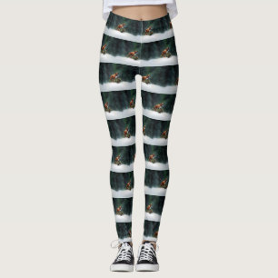 Vintern Boxer jul snö Leggings