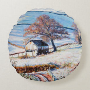 Vintern glaserar 2009 rund kudde