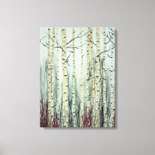 Vintern i Aspen Grove Canvastryck
