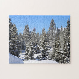 Vintern i bergen pussel