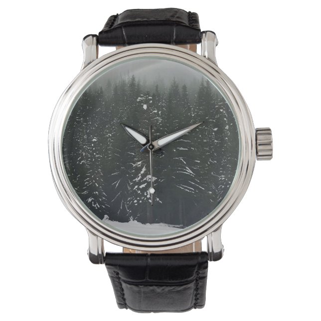 Vintern i bergsskogen armbandsur (Framsida)