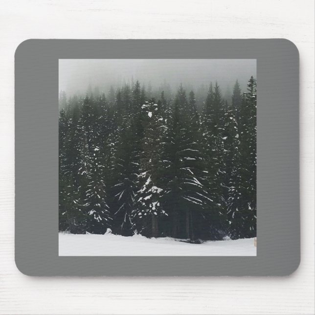 Vintern i bergsskogen, Oregon Musmatta (Framsidan)