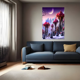 Vintern i coolan | AI Art Poster
