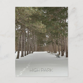 Vintern i High Park, Toronto Vykort
