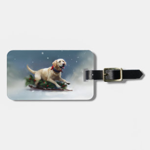 Vintern i Labrador jul snö Bagagebricka