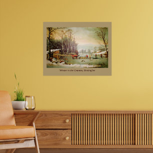 Vintern i Land, Poster av att få is