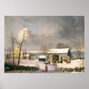 Vintern i Land - Poster av GH Durrie Fine Art