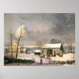 Vintern i Land - Poster av GH Durrie Fine Art