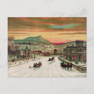 Vintern i Land Vykort