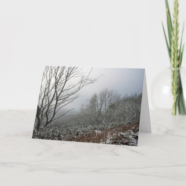 Vintern i Macclesfield Forest Kort (Framsida)