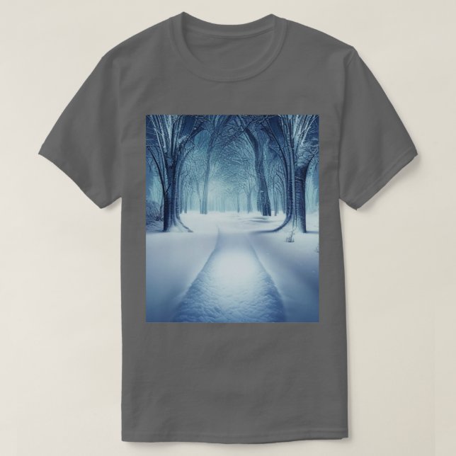 Vintern i naturen t shirt (Design framsida)