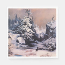 Vintern i Rocky mountains (av Thomas Moran)