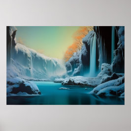 Vintern i vatten-gapet poster