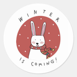 VINTERN KOMMER HELGBUNNY MED SCARF RUNT KLISTERMÄRKE