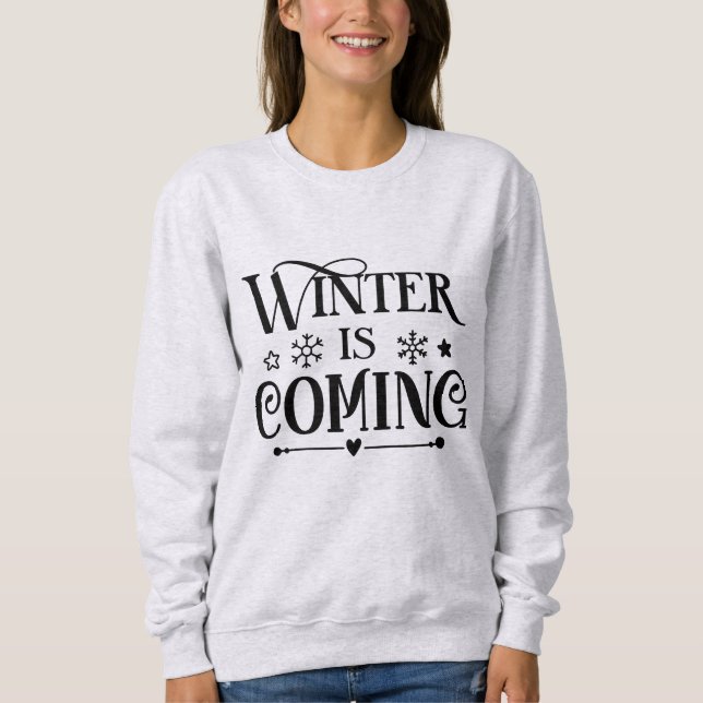 Vintern kommer t shirt (Framsida)