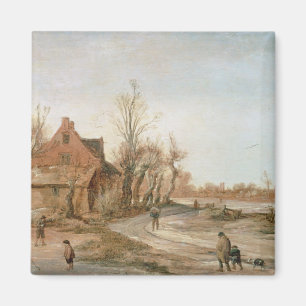 Vintern landskap, 1623 magnet