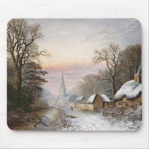 Vintern landskap, 1869 musmatta