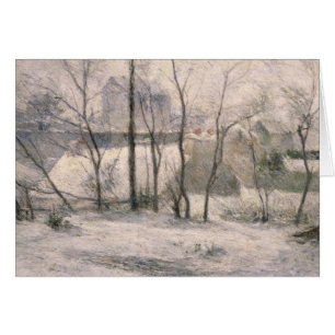 Vintern landskap, 1879 hälsningskort