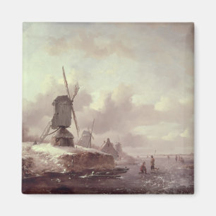 Vintern landskap 3 magnet