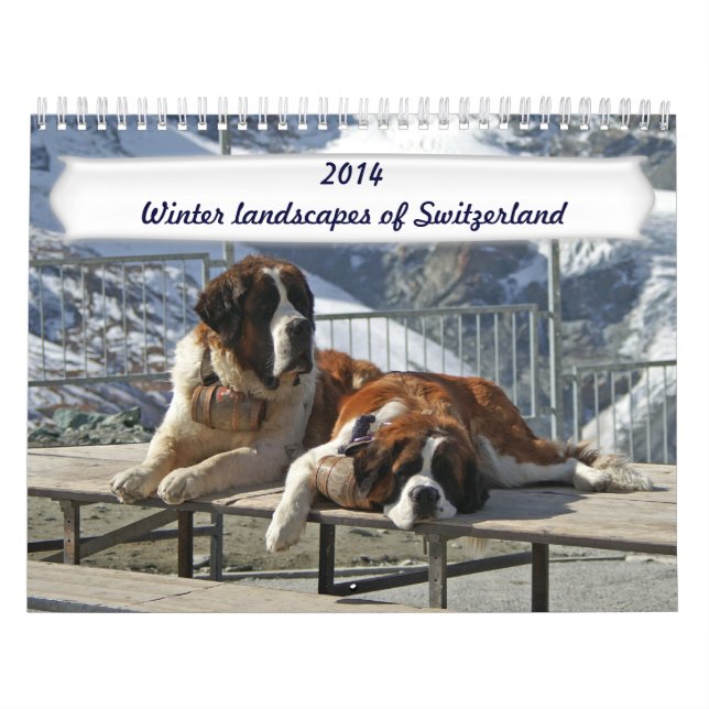 Vintern landskap av Schweitz Kalender (Omslag)