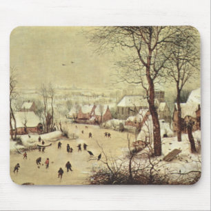 Vintern landskap med en fågelfälla - 1565 musmatta