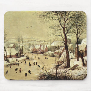 Vintern landskap med skater av Pieter Bruegel Musmatta