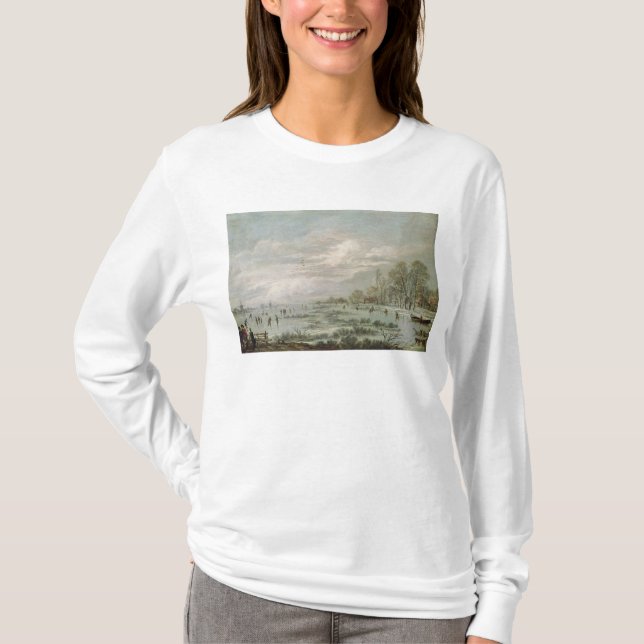 Vintern landskap t-shirt (Framsida)