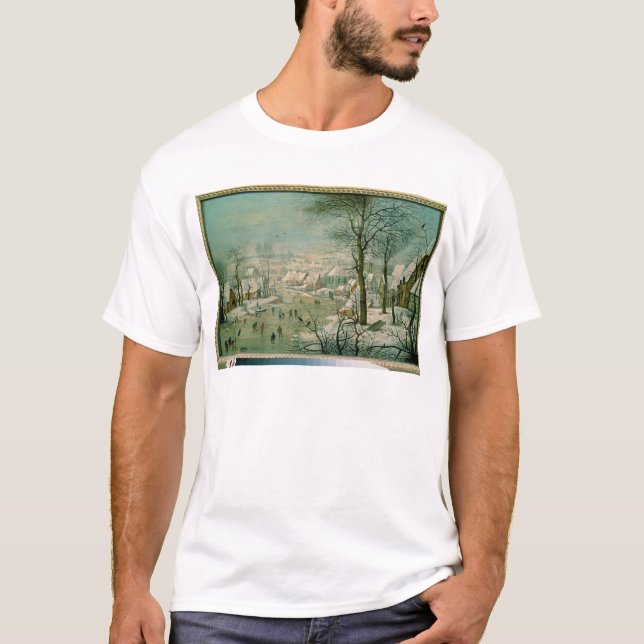 Vintern landskap t-shirt (Framsida)