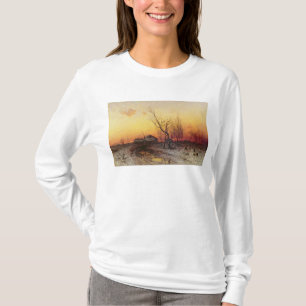 Vintern landskap tee shirt