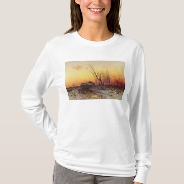 Vintern landskap tee shirt (Framsida)