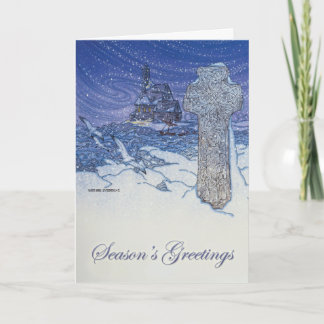 Vintern lindar julkortet helgkort