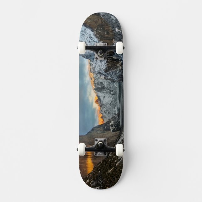 Vintern markerar old school skateboard bräda 18 cm (Framsida)