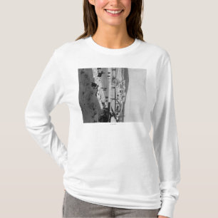 Vintern överbryggar över floden på Fairbanks T Shirt