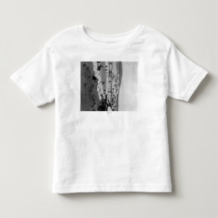 Vintern överbryggar över floden på Fairbanks T-shirt