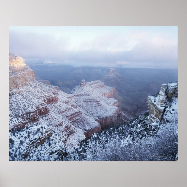 Vintern på södra rimen, Grand Canyon National Poster (Framsidan)