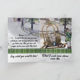 Vintern på Thlebrook-gårdar Kort