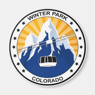Vintern parkerar Colorado Magnet