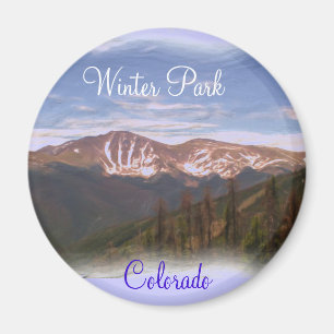 Vintern parkerar den Colorado magneten Magnet