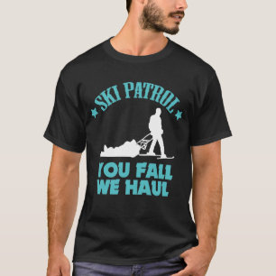 Vintern skidar gåvan skidar patrullen dig t shirt