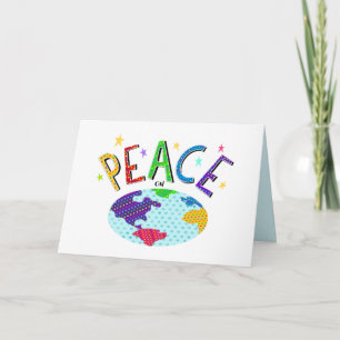 Vintern Solstice Jul Hanukkah Kwanzaa Peace Kort