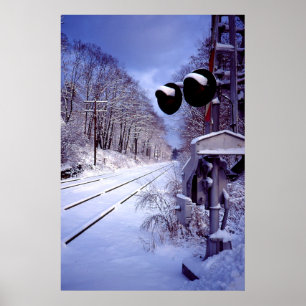 Vintern spårar affischen poster