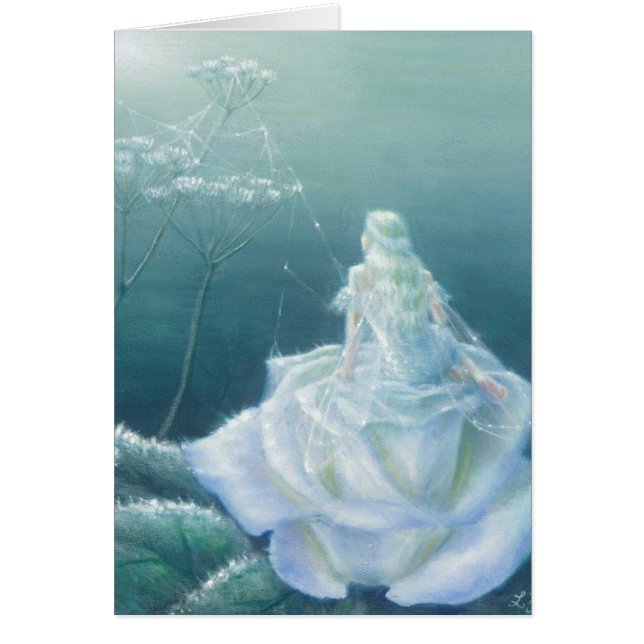 Vintern steg hälsningskort (Framsidan)