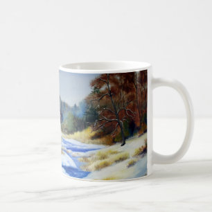 Vintern strömmer muggen kaffemugg