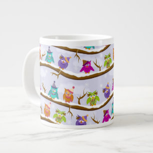 vintern ugglor jumbo mugg