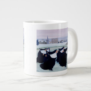 Vintern vid klotet jumbo mugg