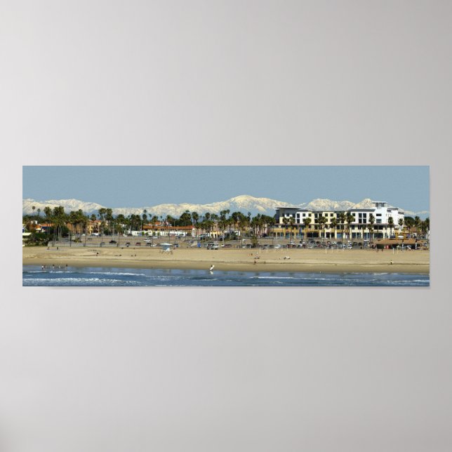 Vintern vid stranden poster (Framsidan)